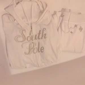 South Pole velour jogger set